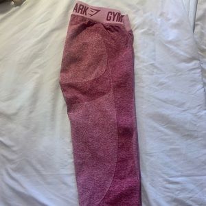 Gymshark flex leggings full length in red